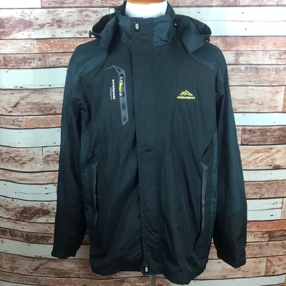 Outdoorsport Men’s Large Hooded Jacket Hike Camp
